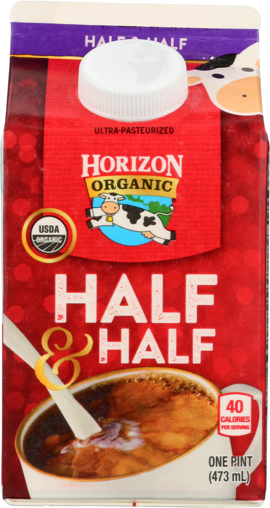 UPC 742365216701 product image for Horizon KHFM00535898 Organic Half & Half Ultra Pasteurized - 16 oz | upcitemdb.com