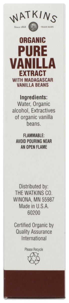Picture of Watkins KHRM00341714 2 fl oz Vanilla Organic Extract Pure