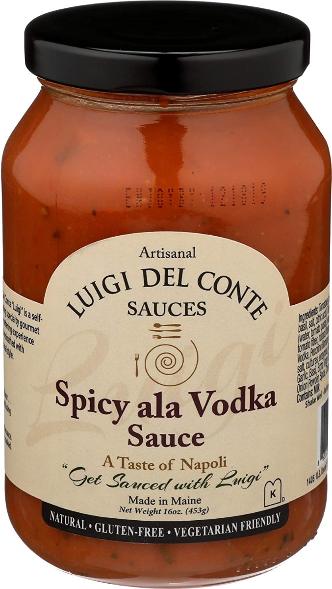KHRM00370290 16 oz Spicy Ala Vodka Sauce by Luigi Del Conte