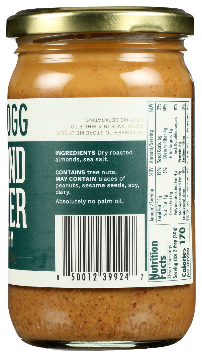 Picture of Fix & Fogg KHRM00373370 10 oz Crunchy Almond Butter