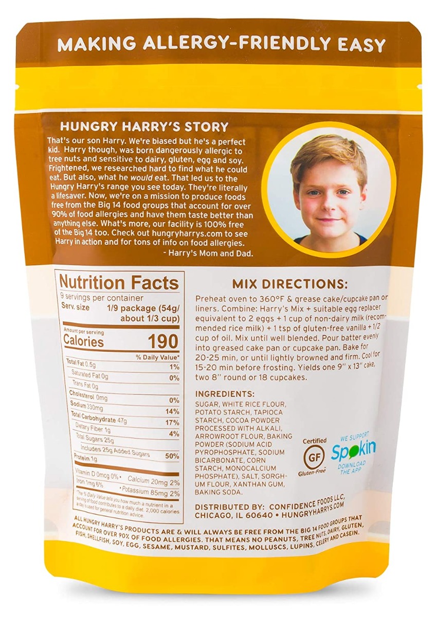 Picture of Hungry Harrys KHRM00370457 17 oz Chocolate Cake Mix