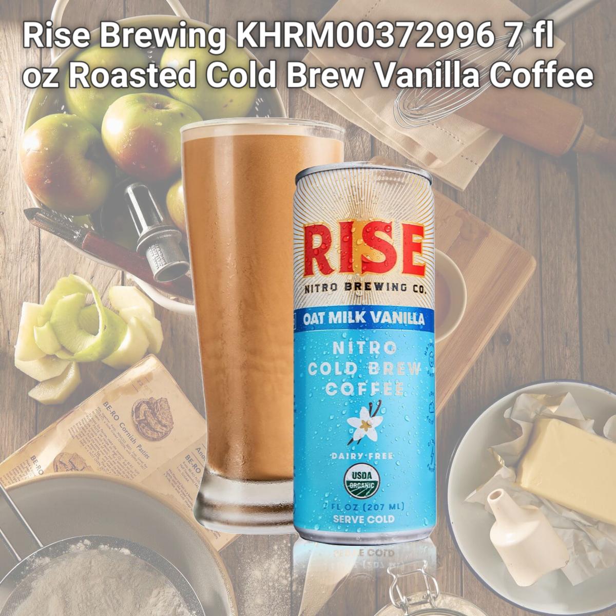 Picture of Rise Brewing KHRM00372996 7 fl oz Roasted Cold Brew Vanilla Coffee