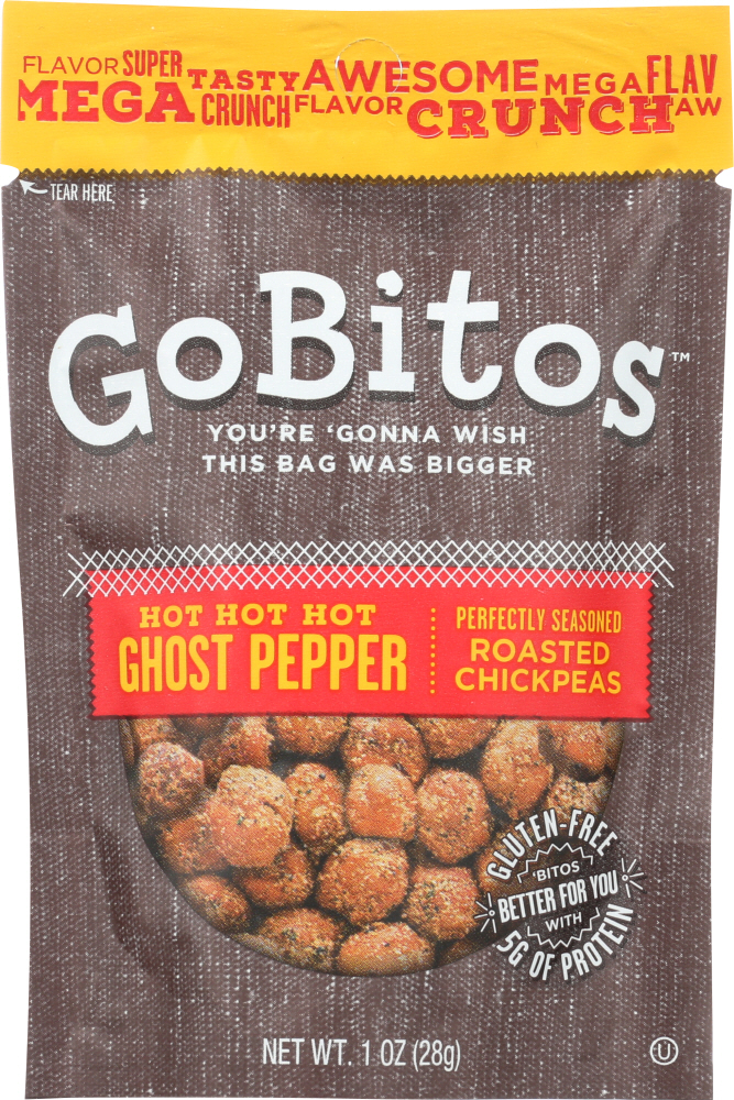 UPC 074329000201 product image for Gobitos Chickpeas KHFM00300415 Chickpea Roasted Ghost Pepper - 1 oz | upcitemdb.com