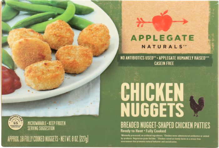 UPC 025317105552 product image for Applegate KHFM00050401 Natural Chicken Nugget - 8 oz | upcitemdb.com