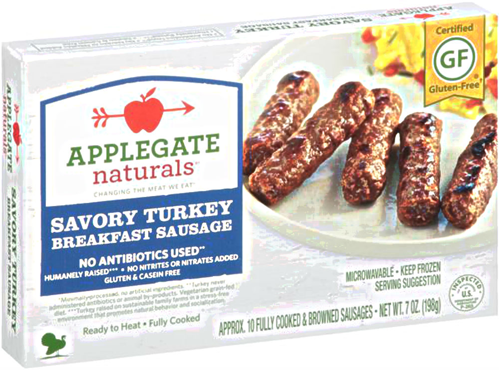 UPC 025317694001 product image for Applegate KHFM00100376 Savory Turkey Breakfast Sausage - 7 oz | upcitemdb.com