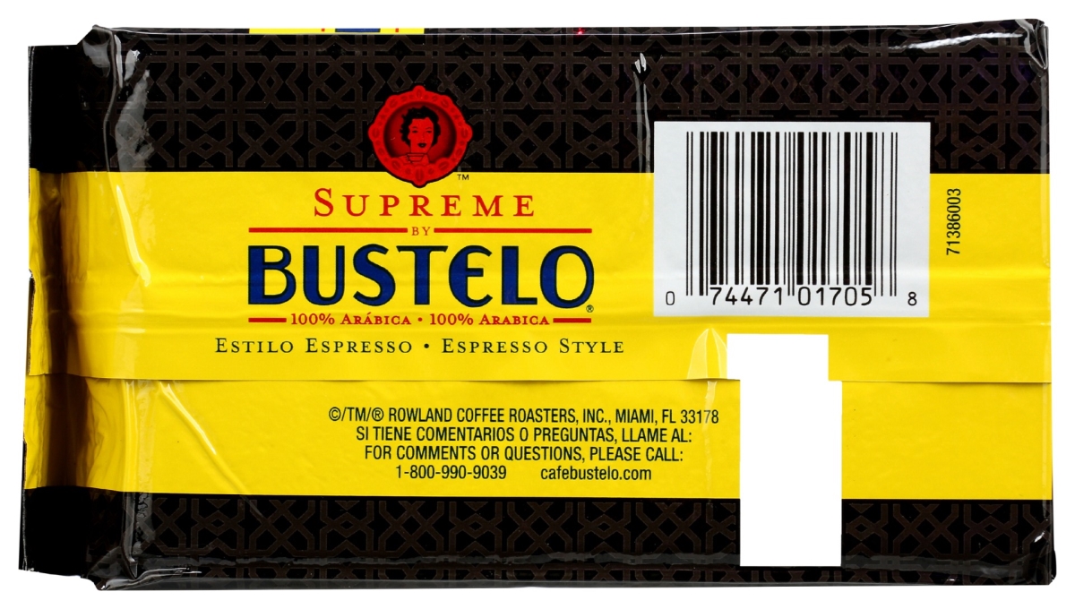 Picture of Cafe Bustelo KHRM00026694 10 oz Brick Supreme Coffee