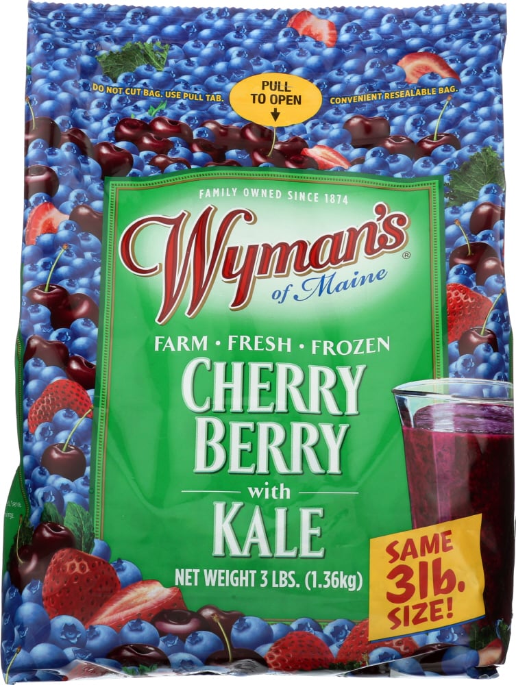 UPC 079900003213 product image for Wymans KHFM00917260 Strawberries Blueberries & Cherries with Kale - 3 lbs | upcitemdb.com