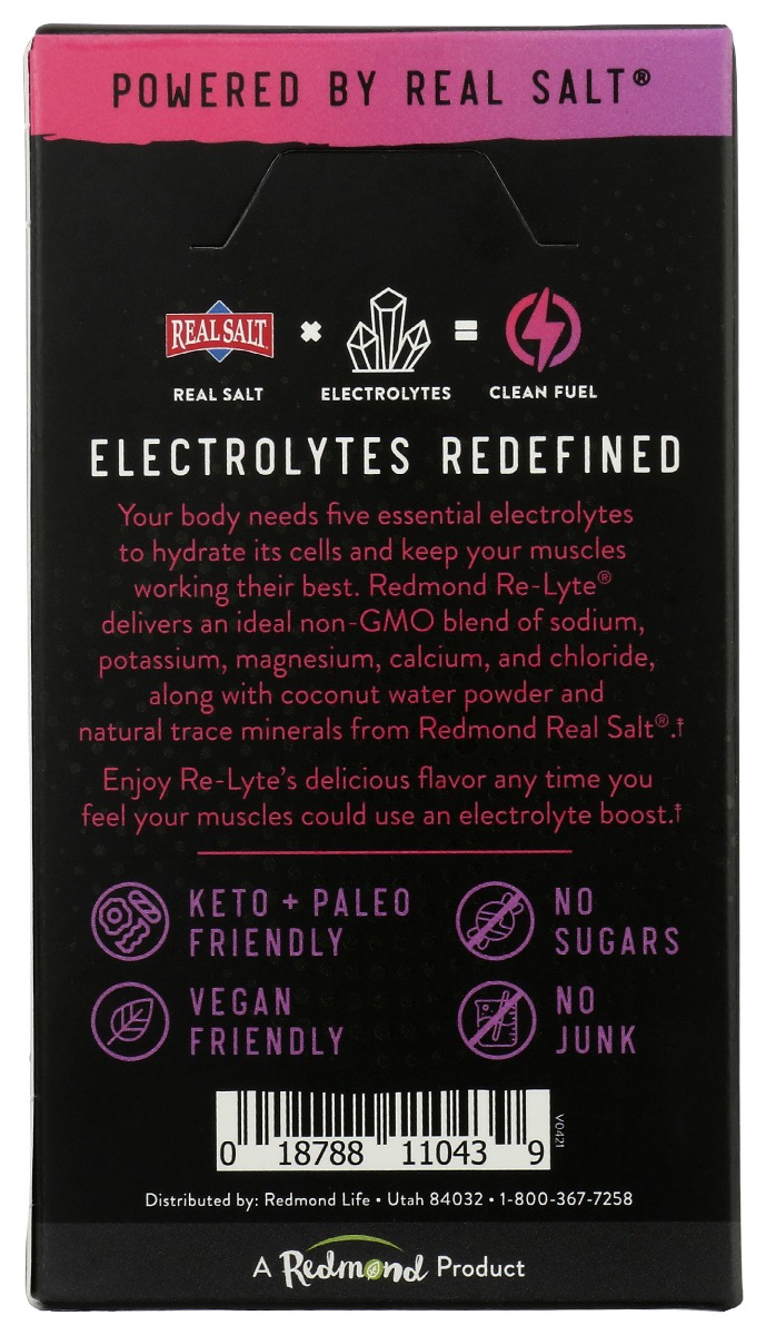 Picture of Redmond KHCH00392948 Electrolyte Berry Mix&#44; Pack of 15