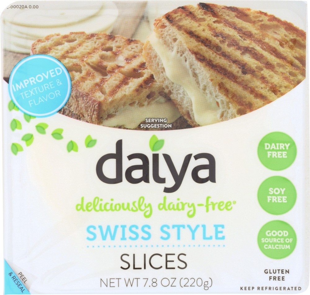 UPC 871459000206 product image for Daiya KHFM00715128 Dairy Free Swiss Style Cheese Slices - 7.8 oz | upcitemdb.com