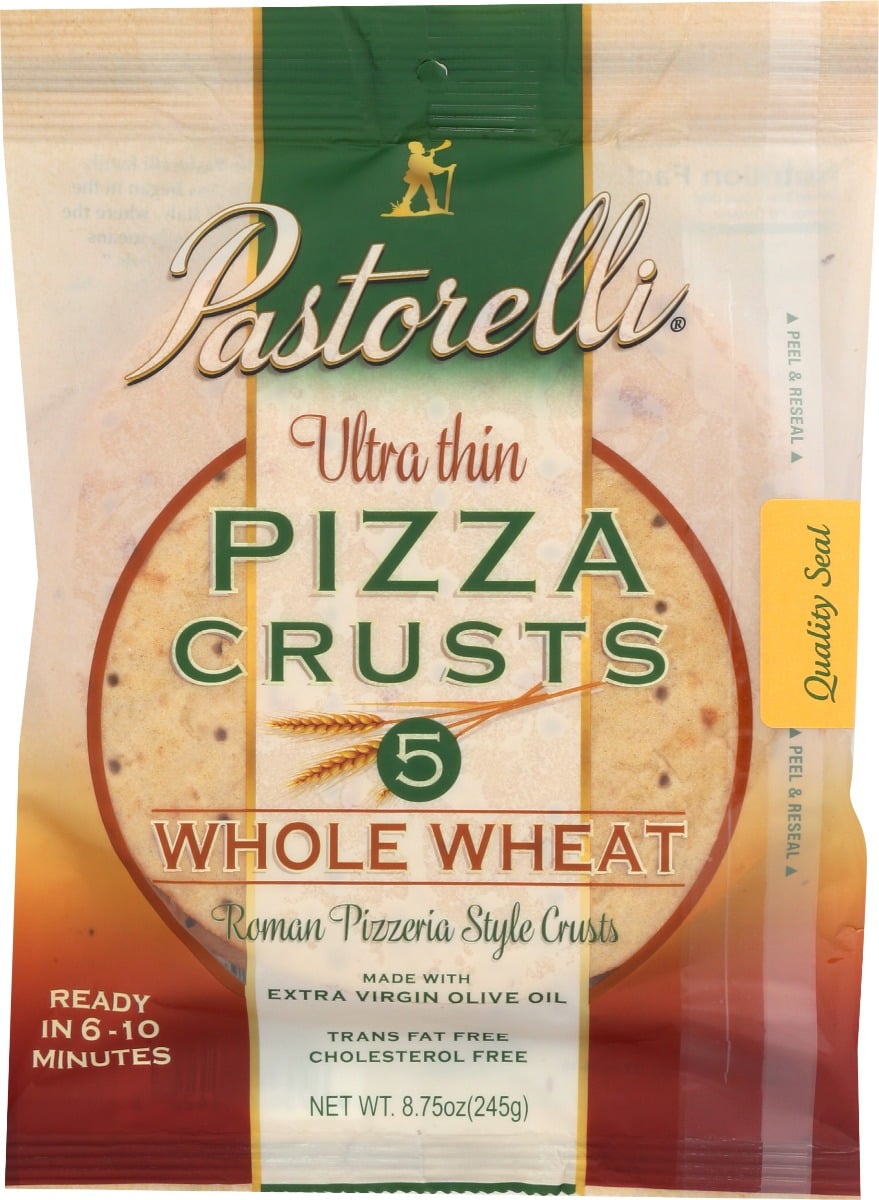 KHRM00606461 8.75 oz Ultra Thin Whole Wheat Pizza Crusts