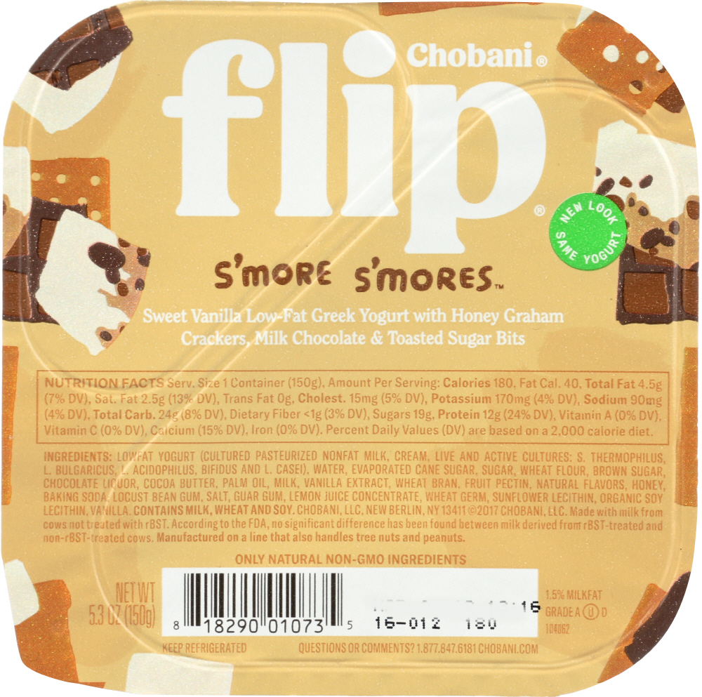 UPC 818290010735 product image for Chobani KHFM00308967 Yogurt Flip Smore - 5.3 oz | upcitemdb.com