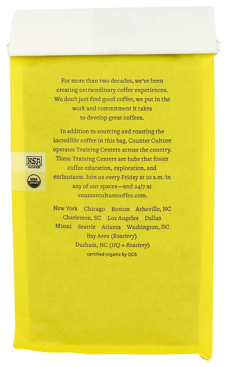 Picture of Counter Culture KHRM00379649 12 oz Apollo Coffee Beans