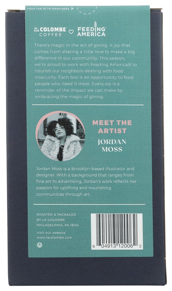 Picture of La Colombe KHRM00379176 12 oz Lyon Medium Roast Bean Coffee