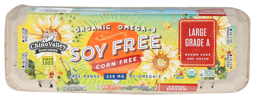 Egg Omega 3 Soyfree Organic - Pack of 12