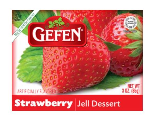 UPC 710069000520 product image for Gefen KHLV00050266 3 oz Strawberry Jello Dessert, Pack of 3 | upcitemdb.com