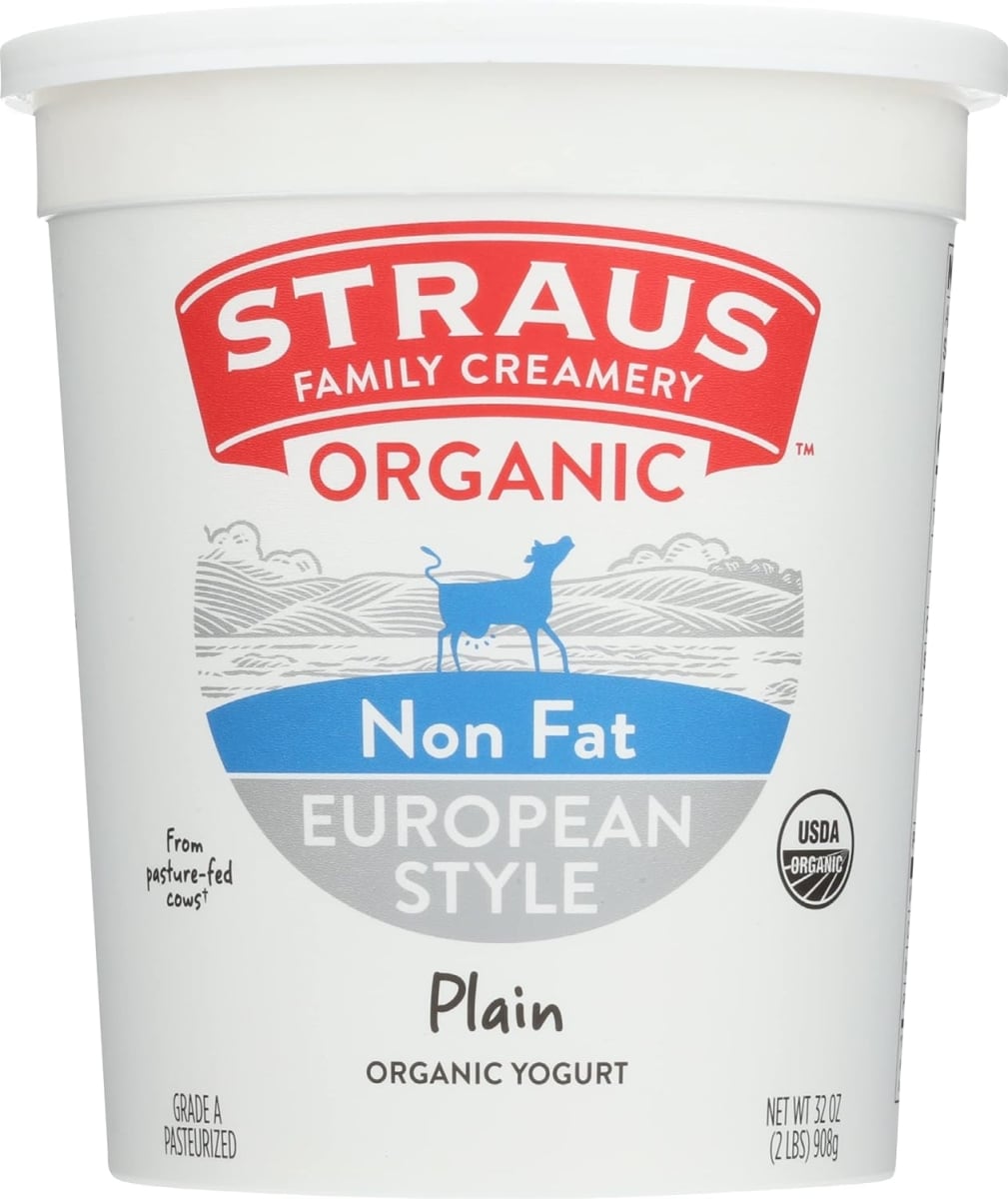ORGANIC EUROPEAN-STYLE NONFAT YOGURT