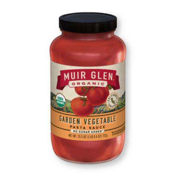 Muir Glen 23.5 oz Garden Vegetable Sauce