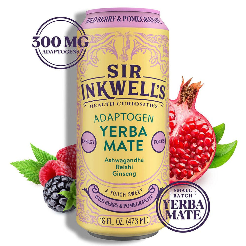 Sir Inkwell's 16 fl oz Roasted Pomegranate & Wildberry Tea