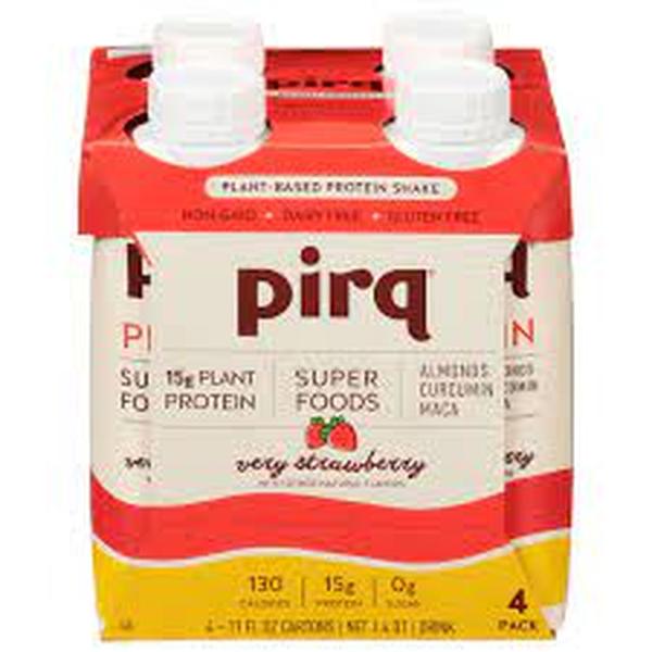 44 fl oz Plant Protein RTD Strawberry Shake, Pack of 4