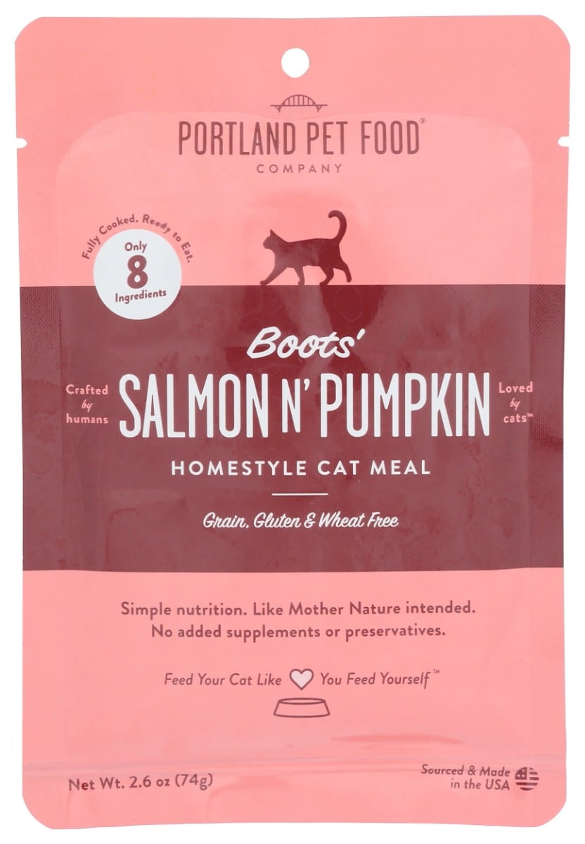 KHRM02205037 2.6 oz Salmon Pumpkin Cat Meal