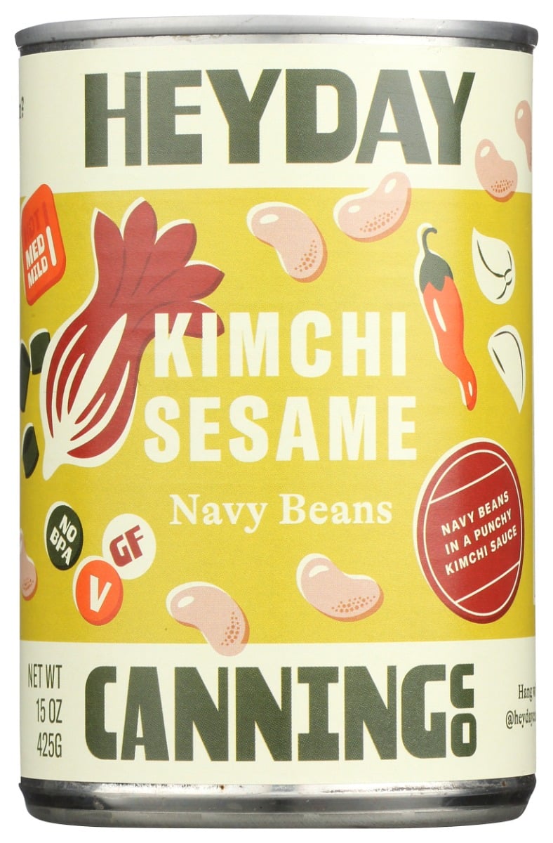 Heyday, Kimchi Sesame Navy Beans, 15 Oz (Case Of 12)