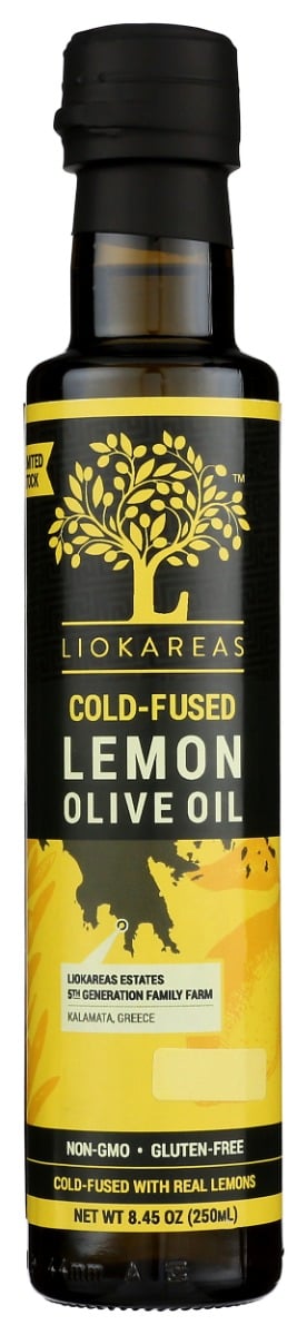 Liokareas Oil Olive Greek Lemon 8.45oz Pack of 6