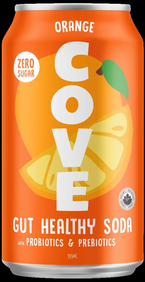 KHCH02305762 12 fl oz Gut Healthy Orange Soda
