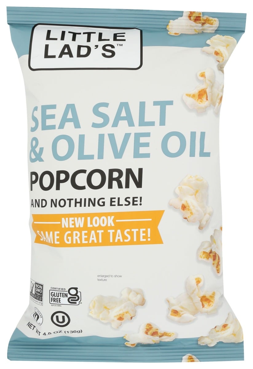 4.8 oz Sea Salt & Olive Oil Popcorn