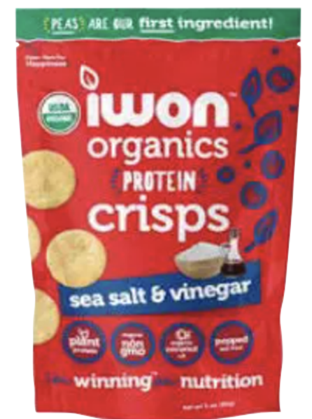 KHLV02310927 3 oz Sea Salt & Vinegar Protein Crisps