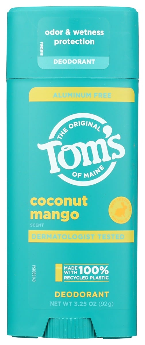 UPC 827854005834 product image for Toms of Maine KHCH02317007 Coconut Mango Deodorant Stick - 3.25 oz | upcitemdb.com