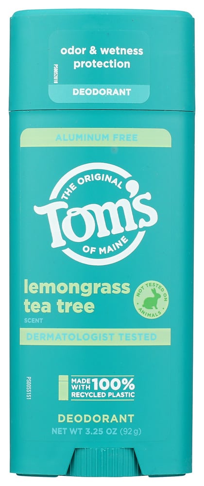 UPC 827854005933 product image for Toms of Maine KHCH02316830 Lemongrass Tea Tree Deodorant Stick - 3.25 oz | upcitemdb.com