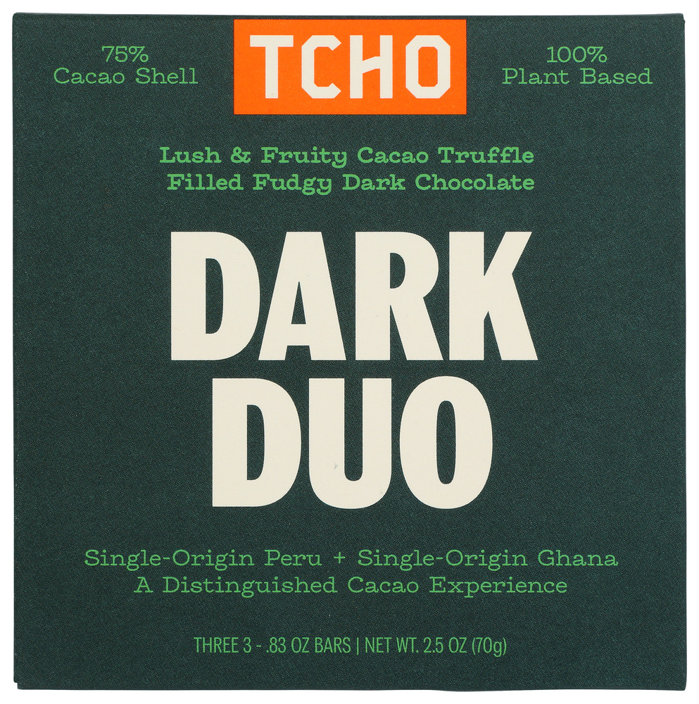 2.5 oz Dark Duo Chocolate Bar