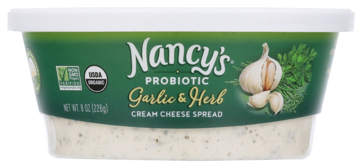 KHCH00372370 8 oz Garlic Herb Cream Cheese Spread