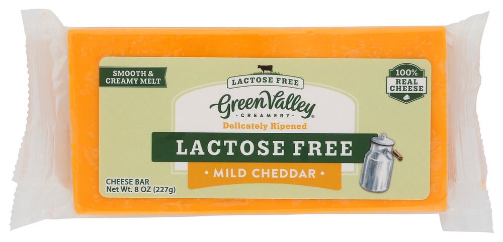 KHCH00392780 8 oz Lactose Free Mild Cheddar Cheese Bar