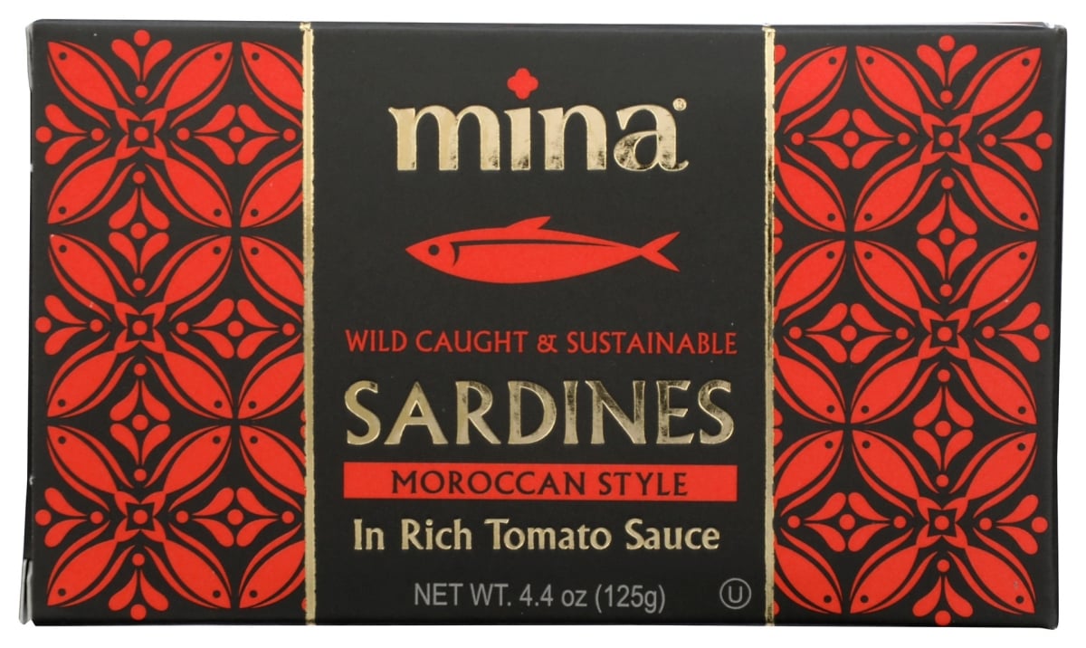 KHRM02421852 4.4 oz Sardines Moroccan Style In Rich Tomato Sauce