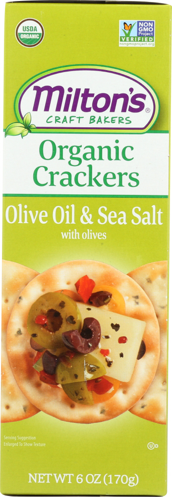 Khfm00314856 6 Oz Organic Olive Oil & Sea Salt Crackers