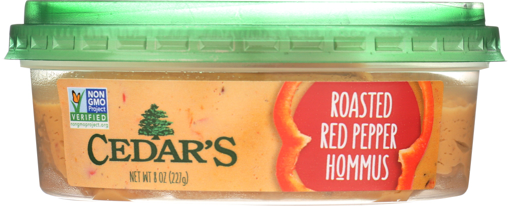 UPC 044115008209 product image for Cedars KHFM00307141 8 oz Roasted Red Pepper Hummus | upcitemdb.com