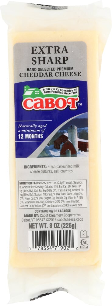 Cabot - Extra Sharp Cheddar Cheese 8.00 oz