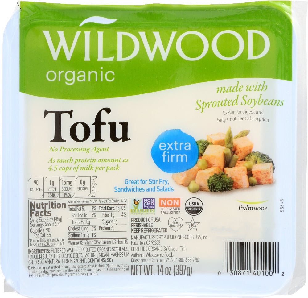Wildwood: Organic Tofu Extra Firm, 14 Oz