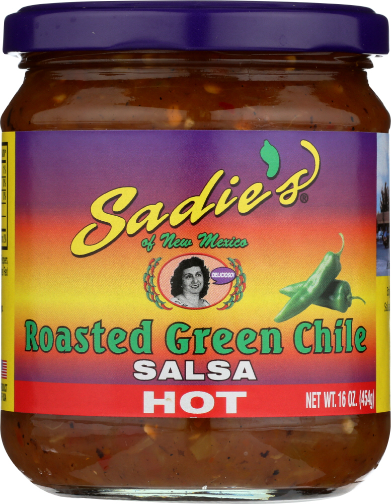 UPC 765888123554 product image for KHFM00710194 Roasted Green Chile Hot Salsa, 16 oz | upcitemdb.com