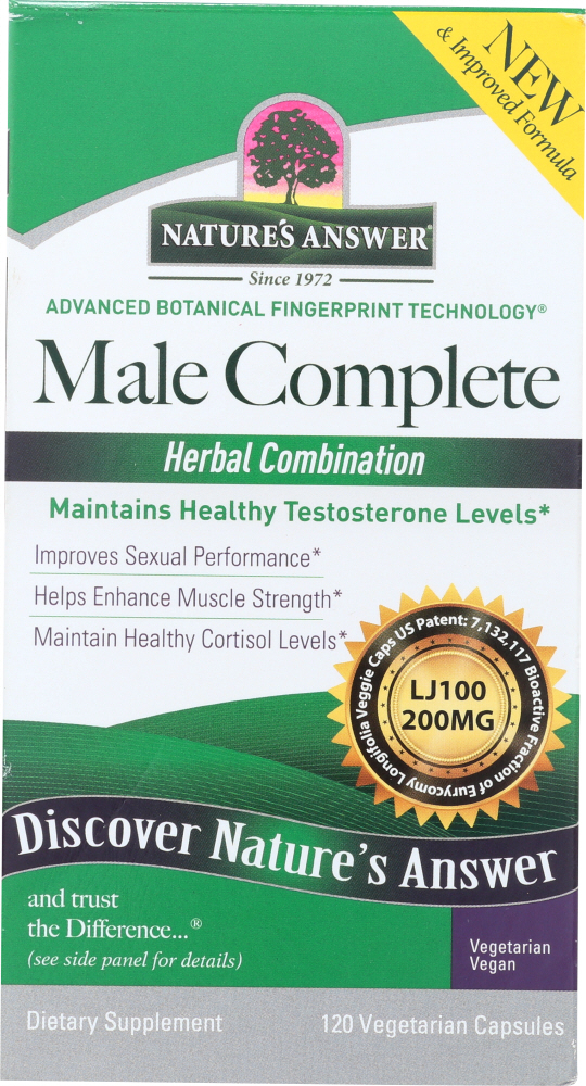 Natures Answer Khfm00237495 Male Complete Vegetarian Capsules - 90 Count