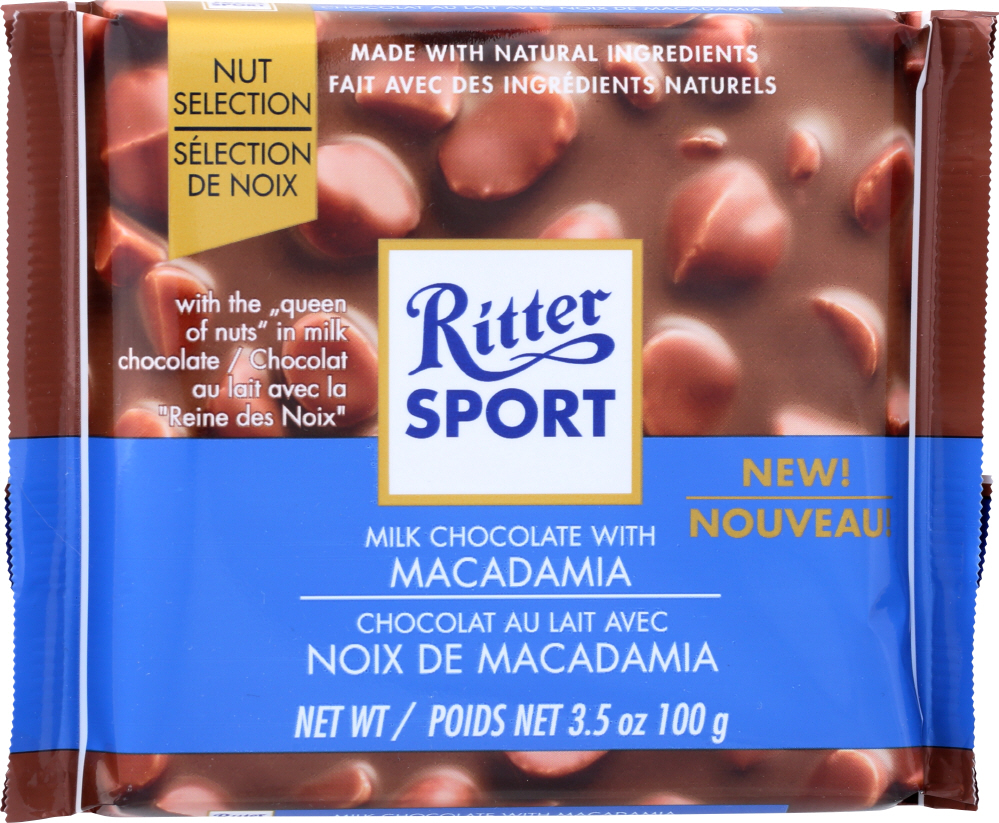 Khfm00279888 3.5 Oz Milk Chocolate With Macadamia Choco Bar