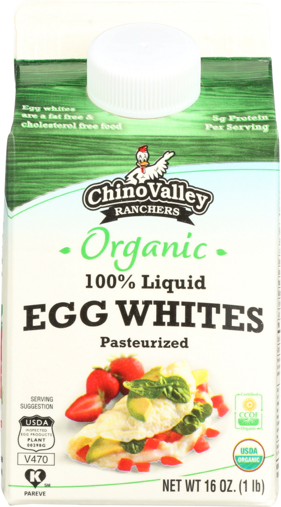 Chino Valley: Organic 100% Liquid Egg Whites, 16 Oz