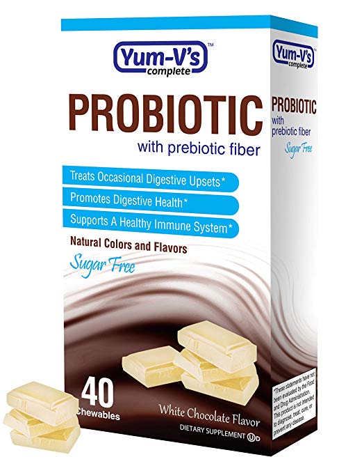 Khfm00267804 White Chocolate Sugarfree Probiotic - 40 Piece