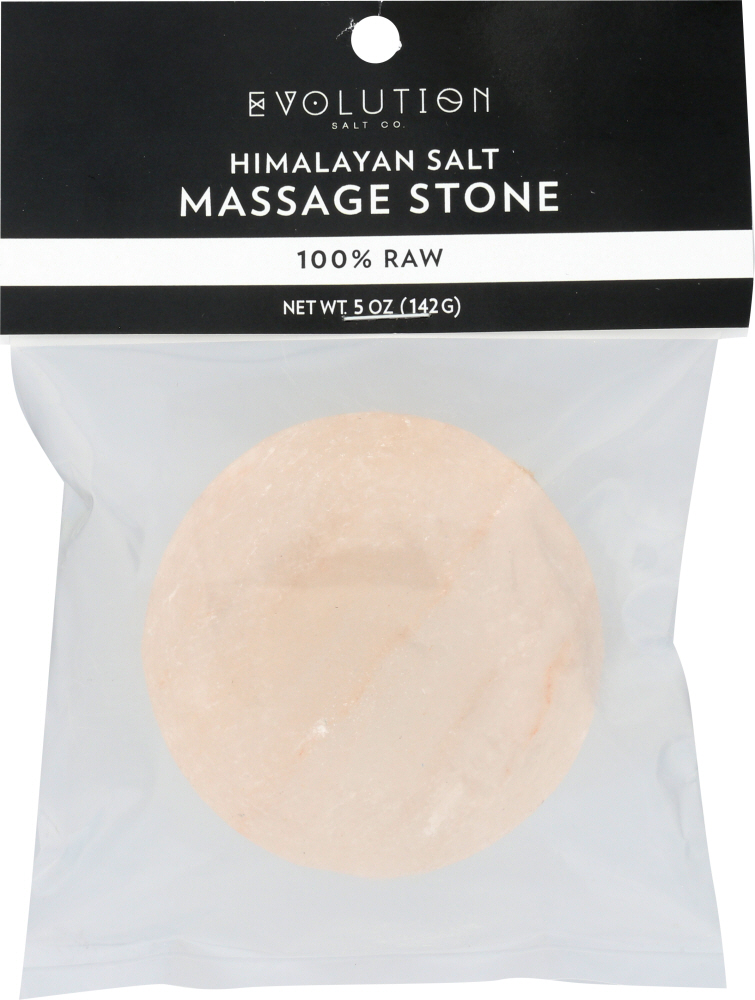 Khfm00329390 10 Oz Massage Stone Round Flat Himalayan Salt