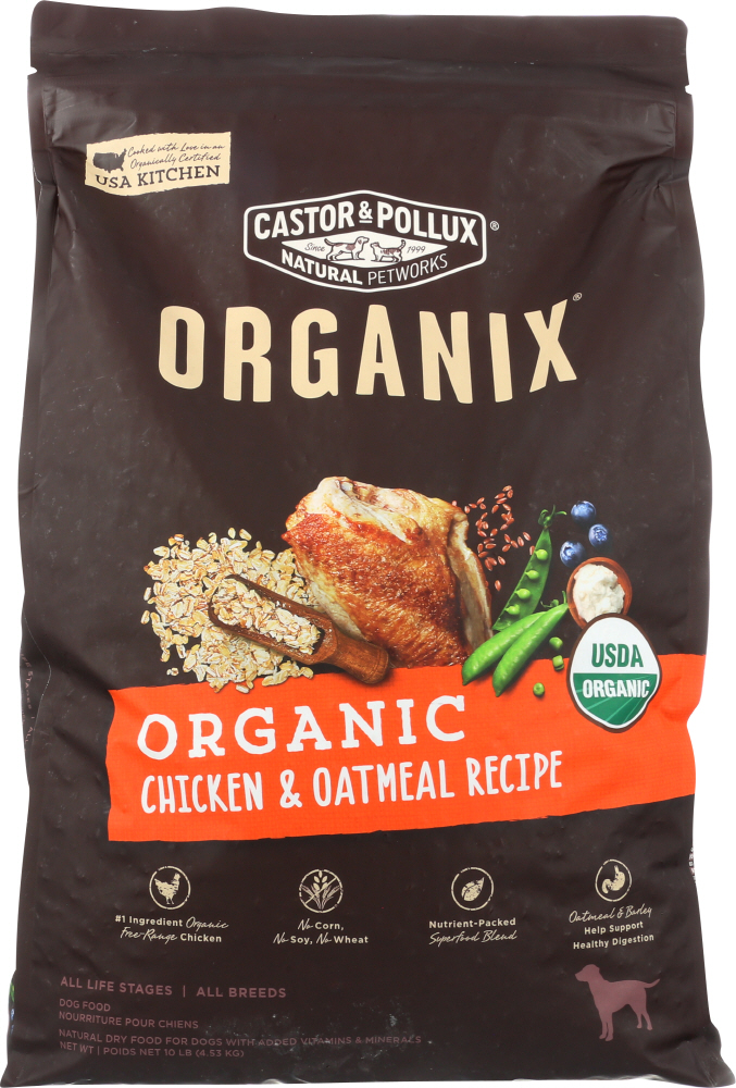 Khfm00302907 Organix Organic Chicken & Oatmeal Recipe, 10 Lbs