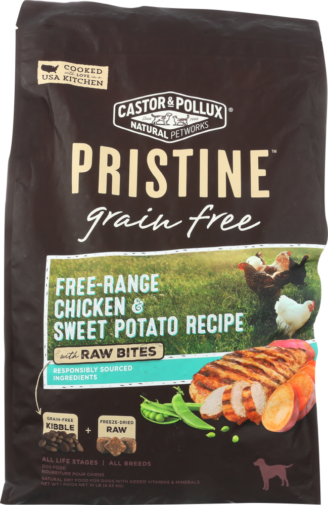 Khfm00302908 Pristine Free-range Chicken & Sweet Potato Recipe With Raw Bites, 10 Lbs