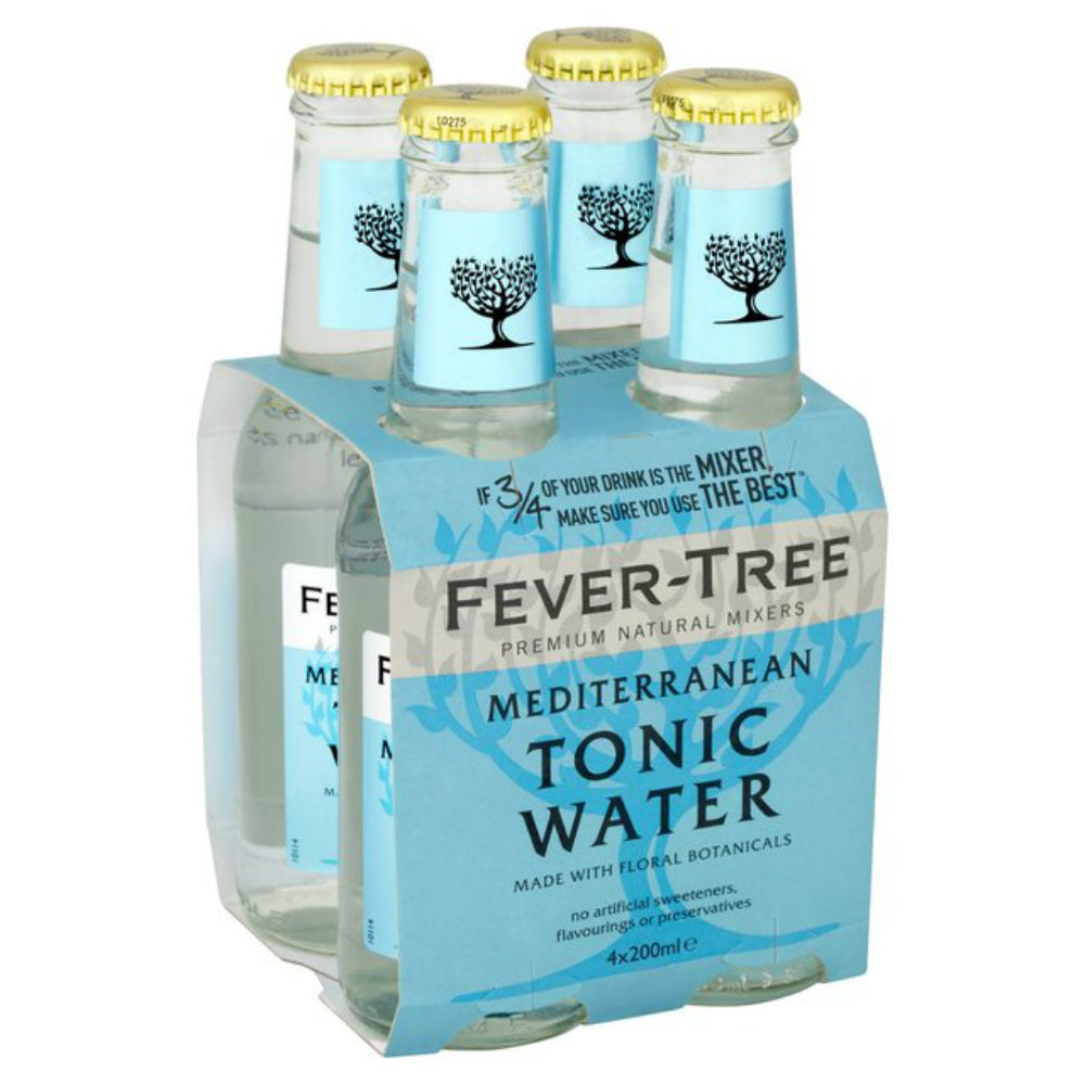 UPC 898195001519 product image for Fever-Tree KHFM00086258 Mediterranean Tonic Water, 6.8 oz - Pack of 4 | upcitemdb.com