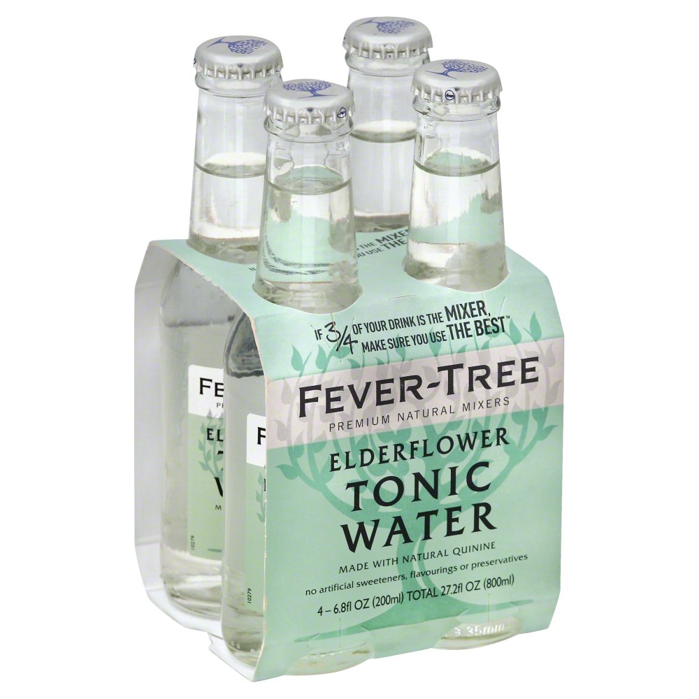 UPC 898195001656 product image for Fever-Tree KHFM00260636 Elderflower Tonic Water, 6.8 oz - Pack of 4 | upcitemdb.com