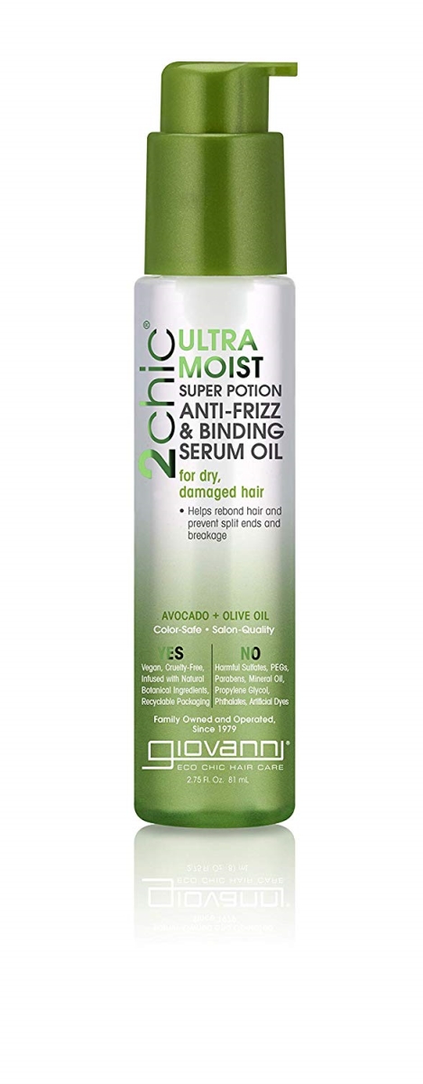 Khfm00669887 2chic Avocado & Olive Oil Ultra-moist Super Potion Anti-frizz Binding Serum, 1.8 Oz